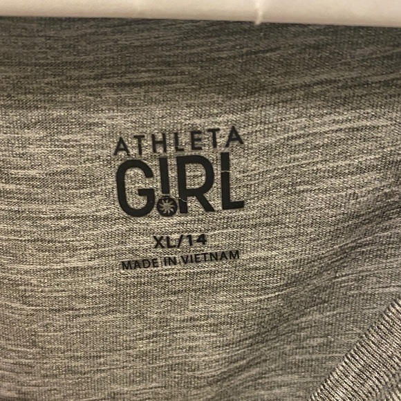 Athleta Gray Short Sleeve Tee - Picture 2 of 3